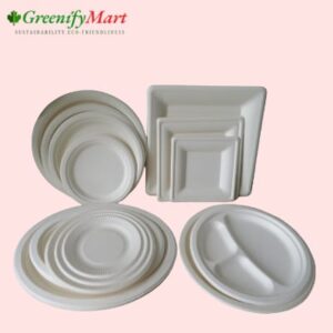 Pulp Plate Tray Tableware