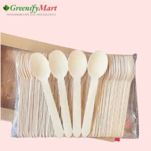disposable wooden spoons 160mm