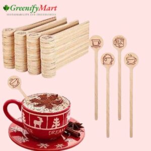 Wooden Bamboo Coffee Stirrers Coffee