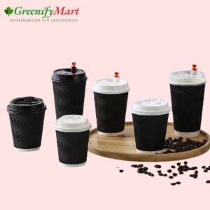 Coffee Milk Tea Paper Cup Ripple Wall